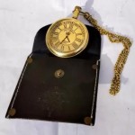 Handmade Victoria Crown Shiny Brass Pocket Watch 