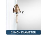 Antique Brass Ship Bell – Wall Mounted Marine Hanging Bell for Dinner, Indoor & Outdoor Use – Perfect for School, Bar, Reception, Last Orders, Church & Nautical Home Décor