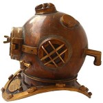 Brass Diving Helmet Maritime Solid Brass Deep Diving Divers Helmet, Royal Navy Diving Helmet US Navy Diving Divers Antique Helmet Antique Mark V Marine Scuba Divers Helmet 18"