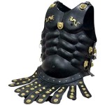 Medieval King Roman 300 Muscle Armor Cuirass Spartan Helmet with Muscle Jacket