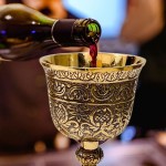Vintage Chalice Goblet | 1x Royal Wine Cups of King Arthur - Renaissance Medieval Goblet Gifts, Wedding Anniversary Ceremonial Drinkware Pack of 1pc (King Chalice)