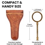Handmade Brass Magnifying Glass and Letter case