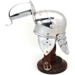 18 Gauge Steel Miniature Display Helmet with Helmet Stand