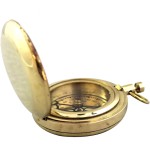 Nautical Collectible Retro Style Compass Decorative Gift Item Brass Finish Compass (Brass Finish)