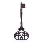  The Grand Key - Cast Iron Wall Sculpture Skeleton Key | Heavy Wall Decor Galvanized Key 