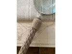 Handheld Magnifying Glass with Rope Handle – Lens for Reading, Maps & Crafts | Nautical Vintage Style Magnifier for Seniors, Hobbyists & Collectors | Rustic Maritime Décor Gift