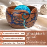 Yarn Bowls for Crocheting & Knitting - Availabe in 2 Sizes, Exquisite Handmade Large Yarn Bowl Holder, Crochet Bowls for Yarn, Knitting Bowl
