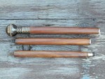 Vintage Brass Compass Walking Cane – Handmade Wooden Stick with Working Compass Handle – Antique Nautical Style Collectible Walking Stick for Men & Women – Decorative Gift for Explorer & Traveler