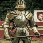 Medieval Battle Armor Greek LARP SCA Half Body Suit 18GA Steel with Cuirass, Gauntlets, Pauldrons Christmas Costume