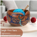 Yarn Bowls for Crocheting & Knitting - Availabe in 2 Sizes, Exquisite Handmade Large Yarn Bowl Holder, Crochet Bowls for Yarn, Knitting Bowl
