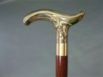 Elegant Brass Derby Handle Walking Cane – Vintage Style Brass Handle with Polished Wooden Shaft – Collectible Gentleman’s Walking Stick for Men & Women – Handmade Classic Mobility & Gift Accessory