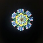 FloraLux Brass Kaleidoscope – Etched Floral Optical Toy, Liquid Chambers