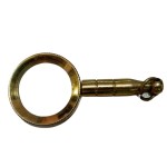 Handmade Brass Magnifying Keychain 2.5 Inches Key ring