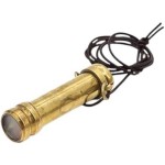 Handmade Brass Mini Kaleidoscope – Pocket Optical Toy with Colorful Beads – Collectible Vintage Gift for Kids, Art Lovers &Home Décor Enthusiasts