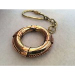 Brass Life Ring/Lifering Keychain - Life Preserver Buoy Lifesaver - Boat