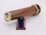 Handcrafted Wooden Brass Kaleidoscope Optical Toy Vintage Style Collectible Gift for Kids and Adults Home Decor