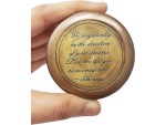 Go Confidently in the Direction of Your Dreams” Engraved Brass Compass with Leather Case – Inspirational Thoreau Quote Compass for Graduation, Retirement & Travel Gifts