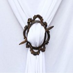 Wooden Curtain Tie backs Drapery Hold backs Rustic Set of 2 Wooden Tie Back Home Decorative Item