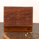 Unique Secret Lock Wedding Memory box Gift for Couples 5th Anniversary - Wooden Keepsake Box Storage Organizer