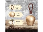 Handmade Vintage Cow Bell Rustic Wind Chime and Door Chime Decorative Bell for Weddings Festivals Home Garden Entryway