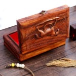 Horse Jewelry Box Hand Carved Wood Horse Decor Jewellery Organizer Wooden Animal Carvings Decoration Unique Christmas Gifts