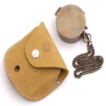 Engravable Compass Personalized Compass  Engraved Compass with Suede leather Case 