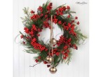 Decorative Metal Hanging Bells Set of 3 – Tibetan Inspired Rustic Wind Chime with Jute Rope, Antique Bronze Finish, 18 Inch | Vintage Home Garden Patio Balcony Door Festive Ornament & Spiritual Decor