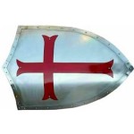 Medieval Templar Armor Shield Crusader Warrior Protector Role Play Shield