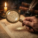 Magnifying Glass with Brass Handle, Handheld Magnifying Glass Lens, Antique Magnifier, Reading, Inspection, Coin and Stamp Inspection, Astrologer, Low Sight Elderly, Collectible Décor Gift 2.75