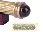 Handmade Brass Spiral Teleidoscope with Marble Vintage Kaleidoscope Toy for Adults Unique Collectible Gift for Husband Son